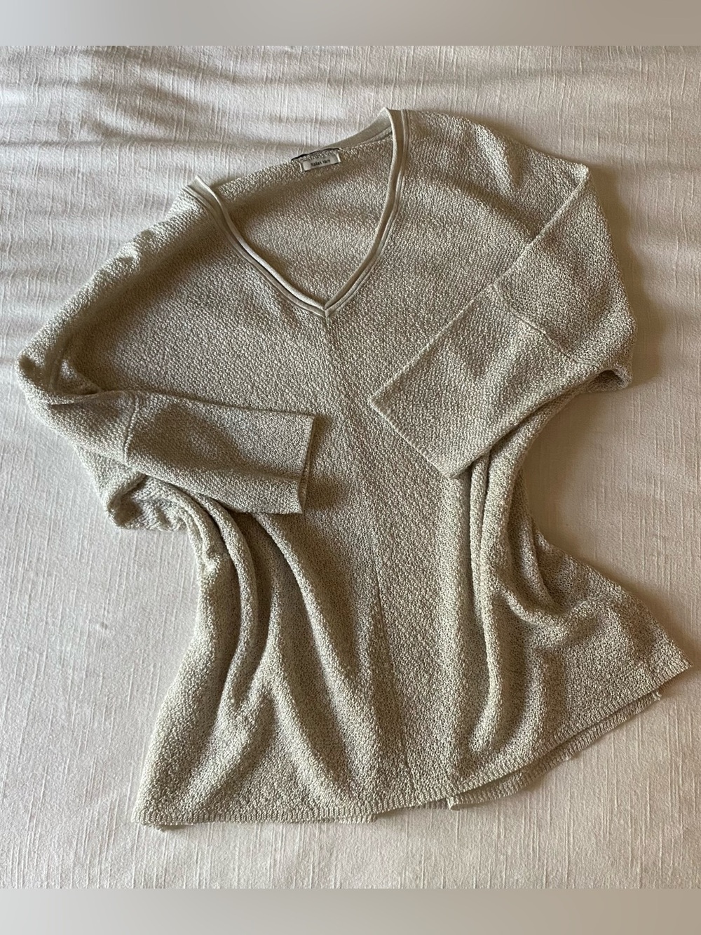Zara Italian Yarn Beige Top